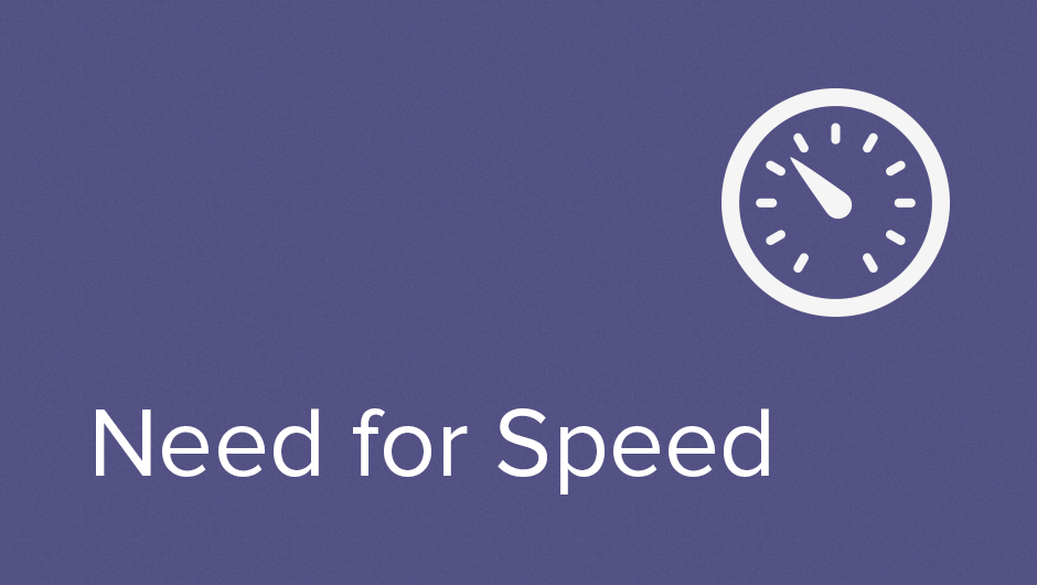 Need for speed webinar