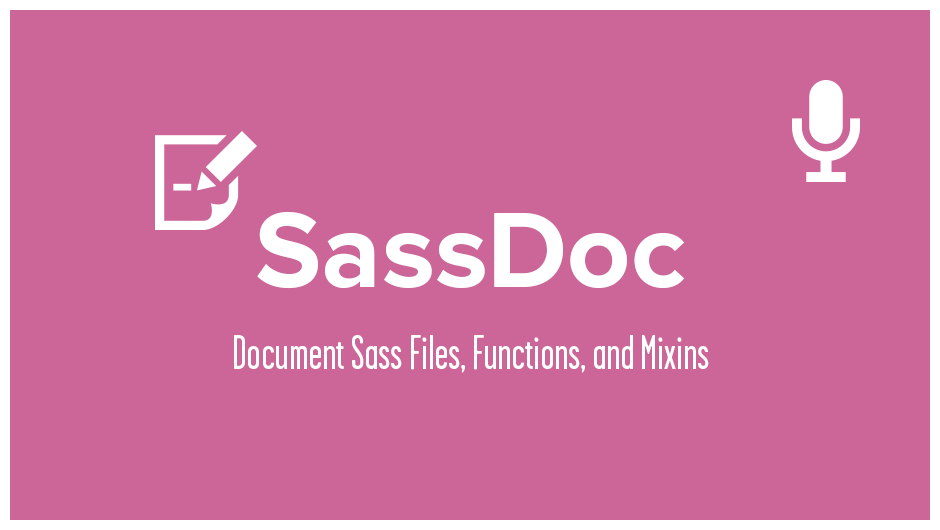 SassDoc: Document Sass Files